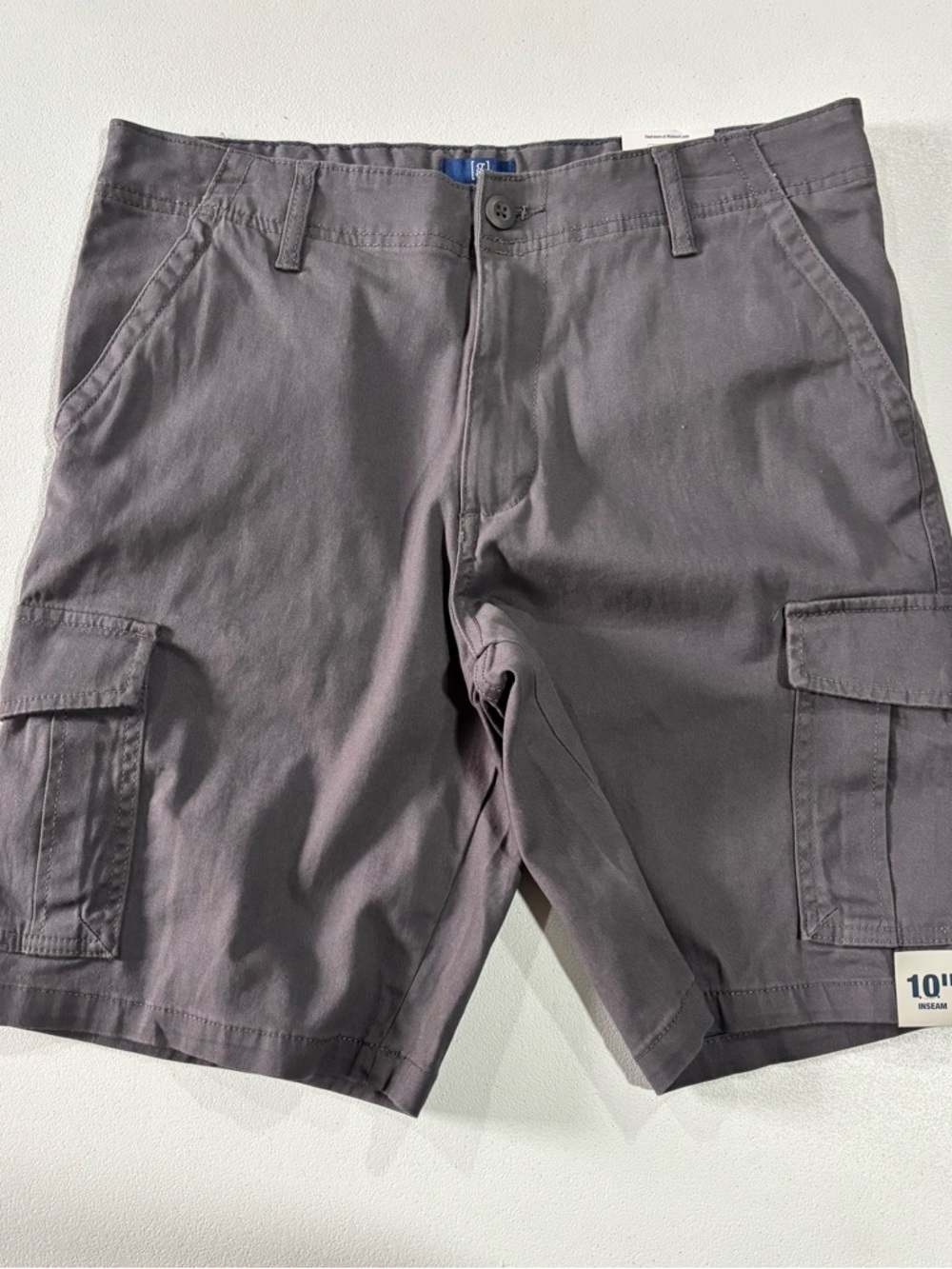 George Men's Cargo Shorts - Charcoal Gray size 30